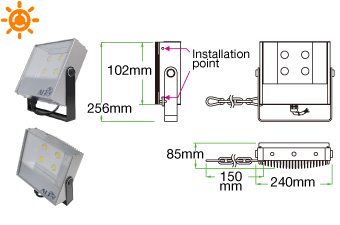 太陽能照明燈- F02T50  (工業加強型)